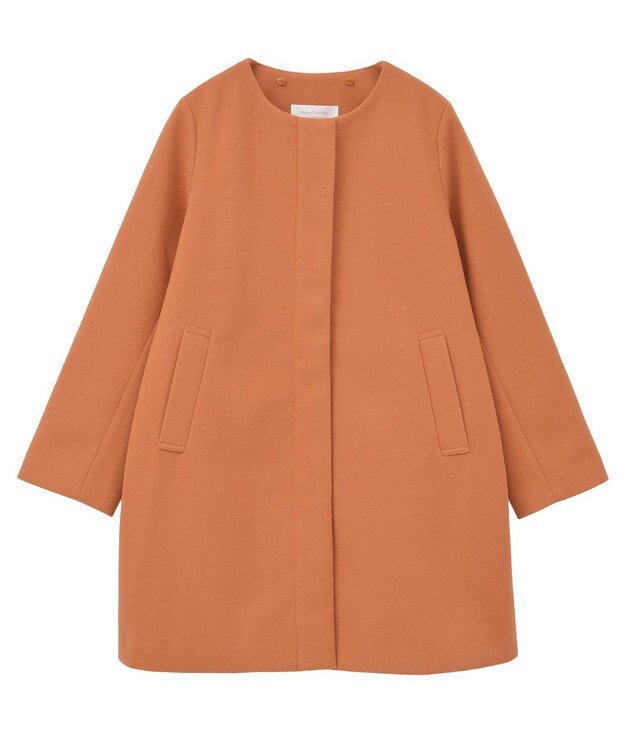 Green Parks ２ｗａｙフード取り外しＡラインコート Orange