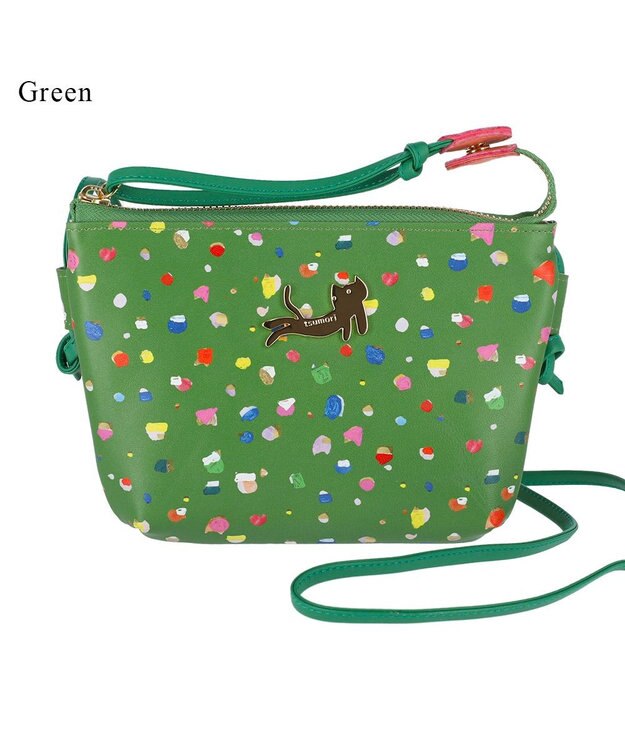 tsumori chisato CARRY てんてん ショルダーバッグ ミニバッグ グリーン