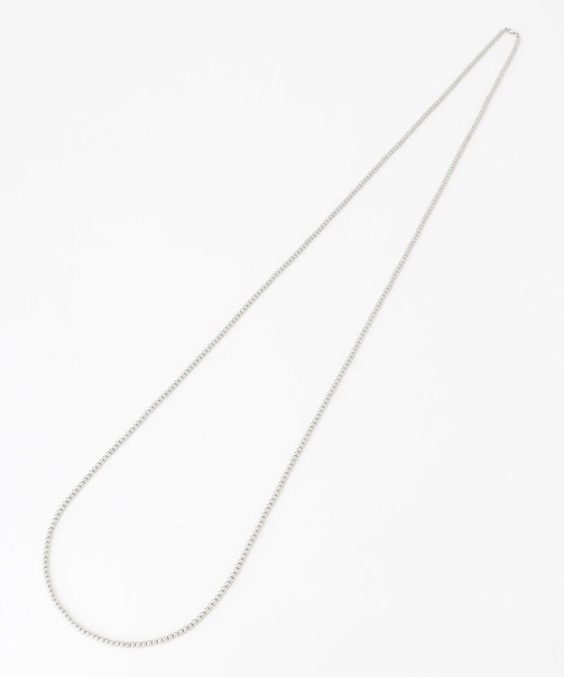 UNFILO ボールロングネックレス シルバー