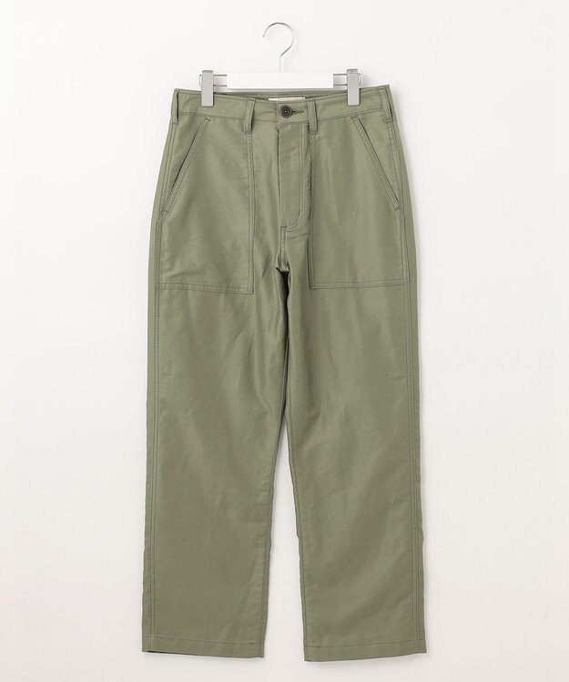 自由区 【XSサイズ~/洗える】GUNG HO（ガンホー） ベイカーパンツ カーキ系