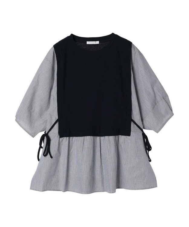 Green Parks テレコドッキングチュニック Stripe