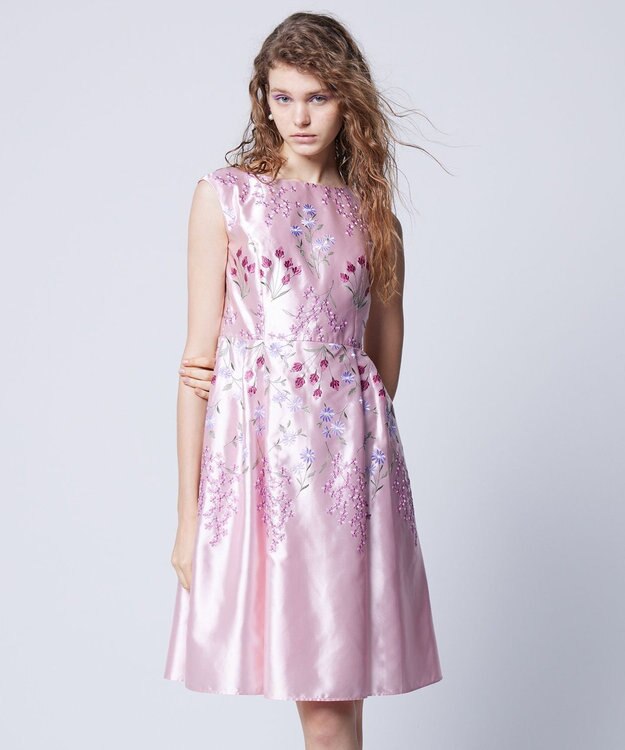 TOCCA 【洗える】AUTUMN GARDEN ドレス ピンク系7