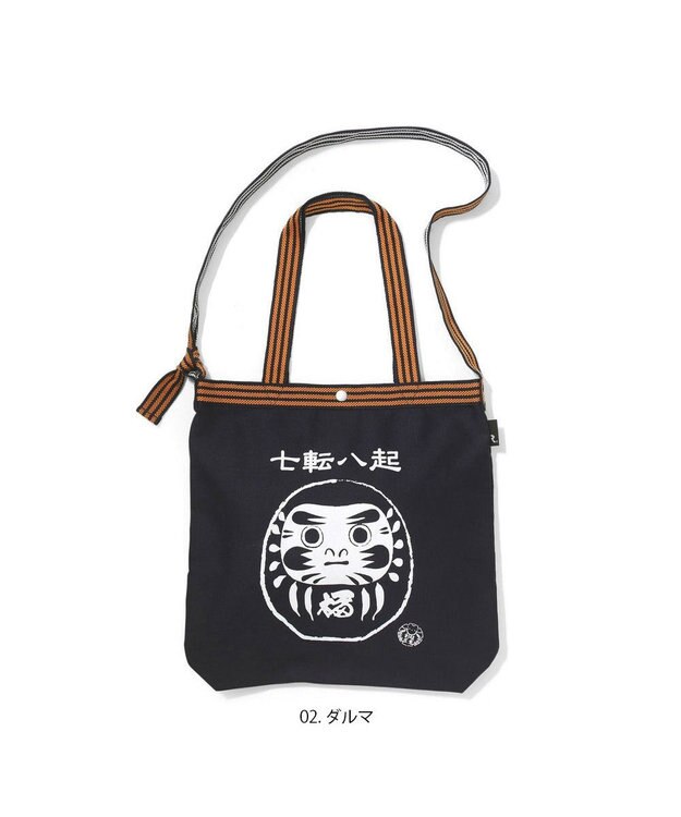 ROOTOTE 1974【A4サイズ収納】RT.トール.クールジャパン.マエカケ-B 02：ダルマ