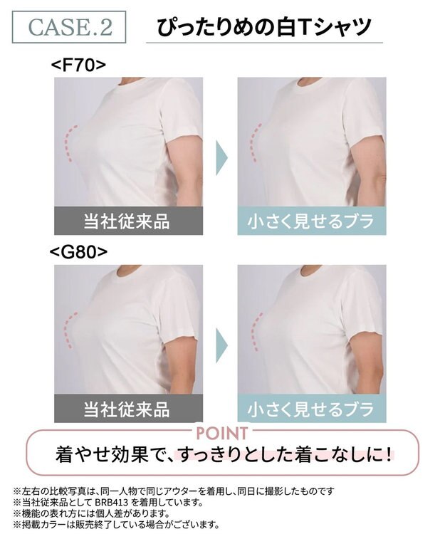 WACOAL 【小さく見せるブラ】 レーシィ ブラジャー 着やせ効果 コンパクトにメイク バストの突出をおさえる 背中の段差を軽減 大きいサイズ レディース BRB453 /ワコール シェルピンク