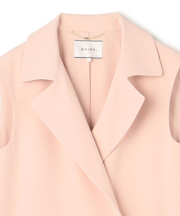 BEIGE， 【WEB＆一部店舗限定】ENCALYPTNS / ロングジレ Nude