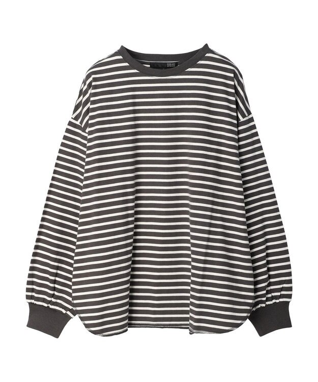Green Parks ・ＳＵＧＡＲ　ＳＰＯＯＮ　ボーダーラウンドロンＴ Charcoal Gray