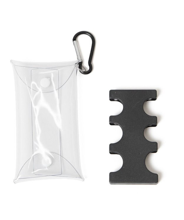 WEGO クリアケースコインホルダー ブラック