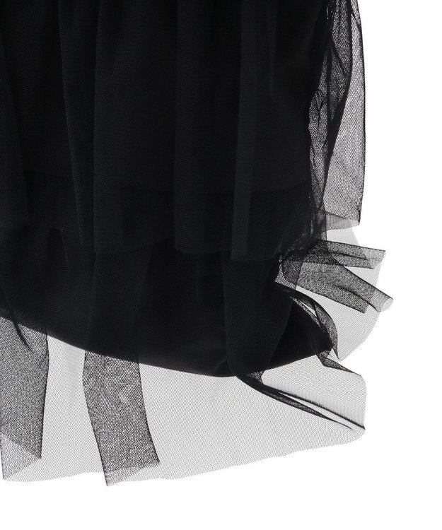 AMERICAN HOLIC チュールティアードフリルＢＡＧ Black