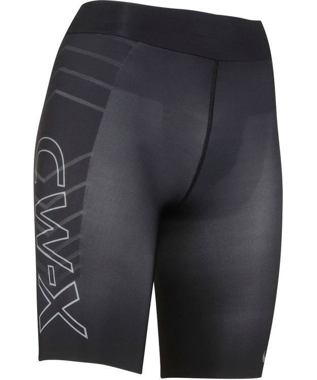 CW-X 【WOMEN】 CW-X レディース スポーツタイツ 【BUILDER MODEL】腹圧サポート 力を発揮しやすい 【アスリートの声から誕生】 股関節・骨盤サポート ひざ上丈 トレーニング マラソン HPY375 /ワコール ブラック