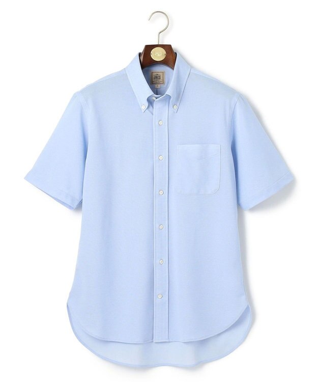 J.PRESS MEN 【夏に嬉しい高機能】カノコインレイパッチポケット シャツ/B.D. サックスブルー系