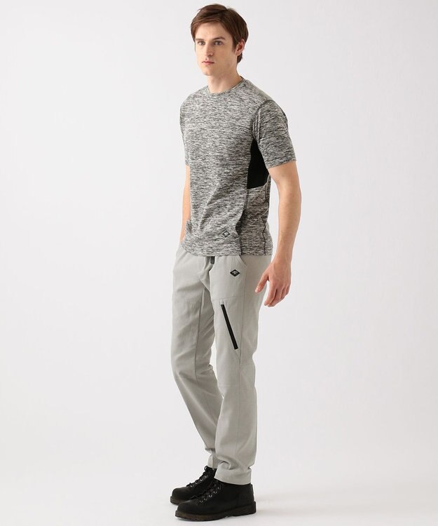 JOSEPH ABBOUD MOUNTAIN ランダムスラブリップル Tシャツ グレー系