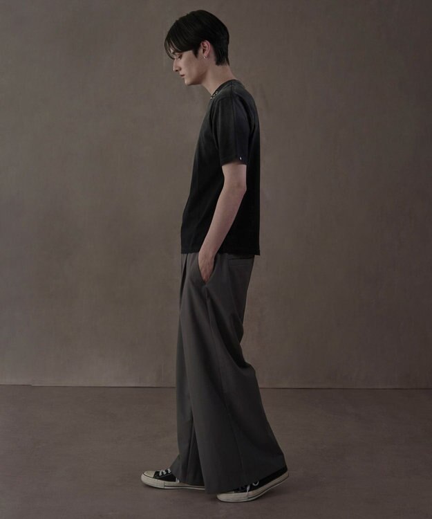 WEGO ピアス付きT（SS） スミクロ