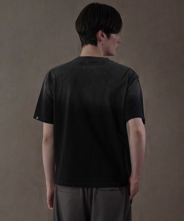 WEGO ピアス付きT（SS） スミクロ