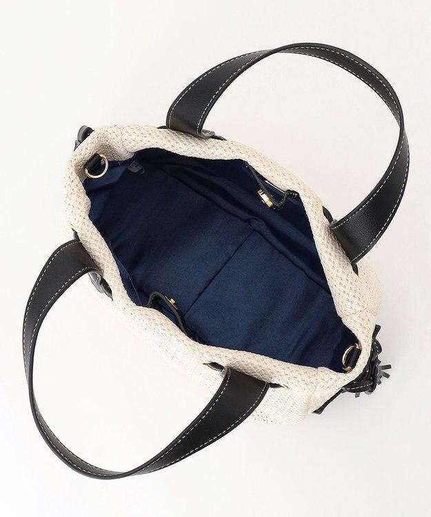 LA BAGAGERIE サイドタッセルサマートート　Sサイズ ホワイト