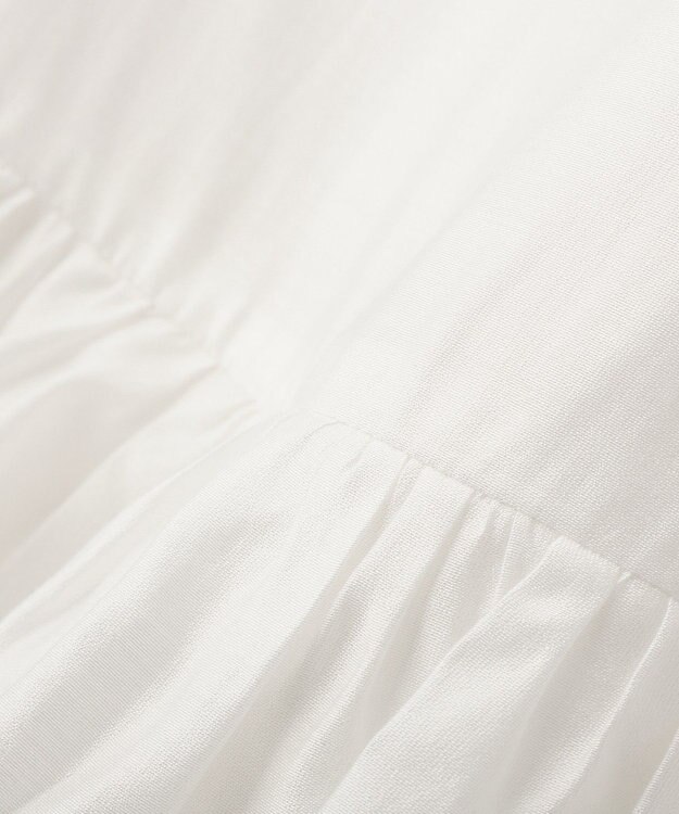 earth music&ecology ティアードフリルヘムキャミソール Off White