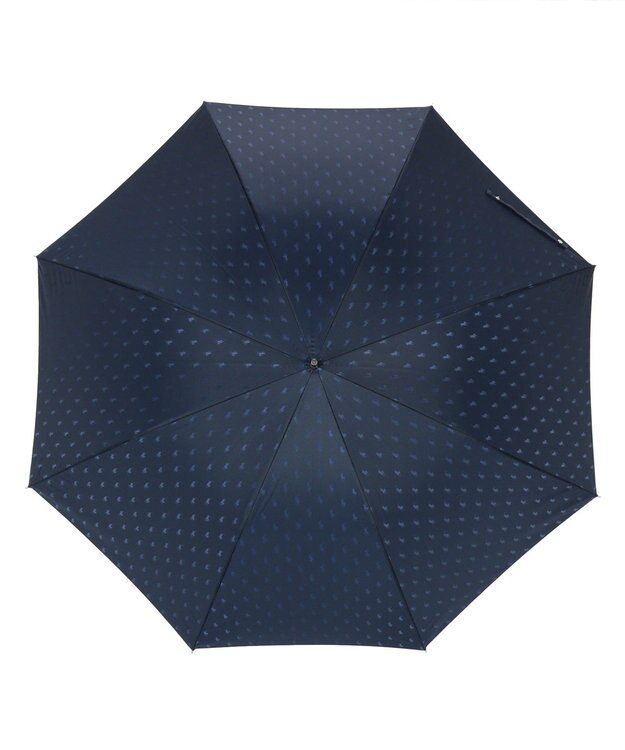 MOONBAT POLO RALPH LAUREN メンズ 長傘 ポロポニー ジャカード／日本製 ディープブルー