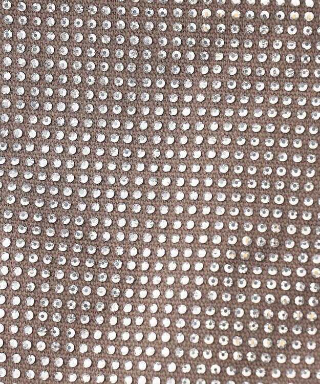 LA BAGAGERIE ラインストーンポシェット グレー