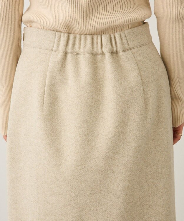 CRAFT STANDARD BOUTIQUE ラップ風Iラインスカート Light Beige