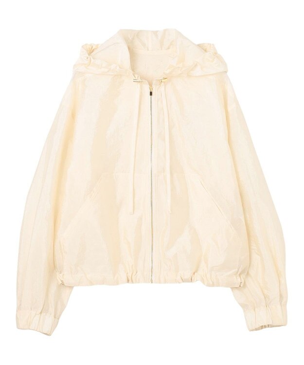 BEIGE， 【洗える・Precious 4月号掲載】GAURA / シアーパーカーブルゾン Meringue