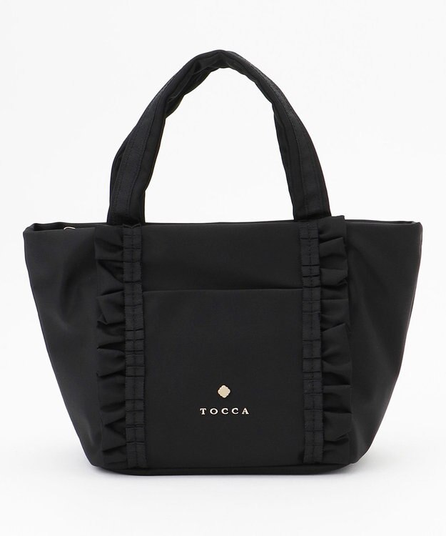 TOCCA FRILL NYLONTOTE トートバッグ ブラック系