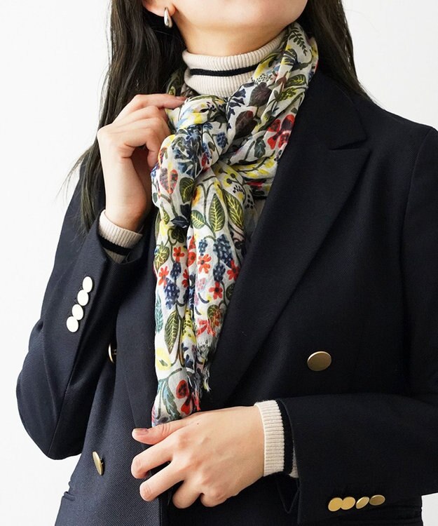 muto スティグリンドベリ ハーバリウム シルクカシミヤストール lindberg white