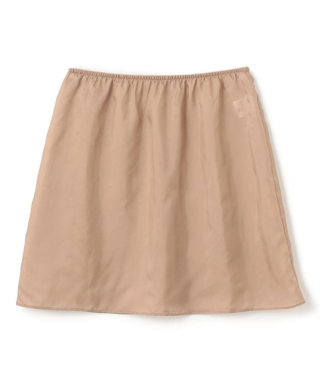 BEIGE， 【洗える】FLEUR / ニットコンビハイネックノースリーブドレス Beige