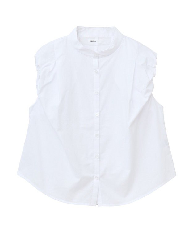 CRAFT STANDARD BOUTIQUE フレンチスリーブブラウス White