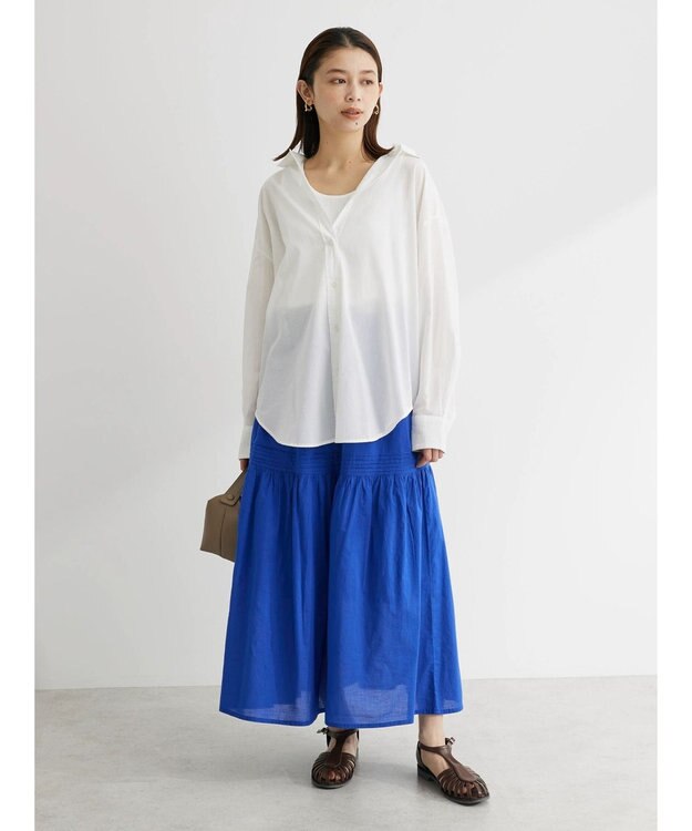 Green Parks 前後２ｗａｙリブタンク Off White