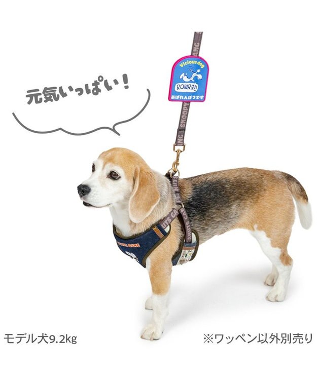 PET PARADISE スヌーピー メッセージ ワッペン  《あばれんぼう》 あばれんぼ