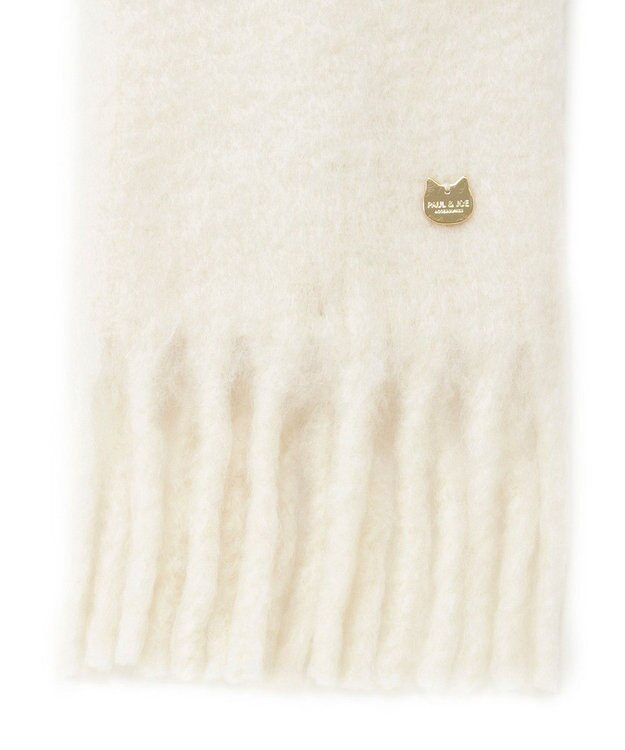 MOONBAT PAUL&JOE ACCESSOIRES(ポール&ジョー) ボリュームマフラー 無地 オフホワイト