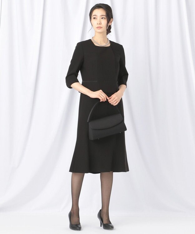 自由区 FORMAL 【定番】シンプルハンドバッグ ブラック系