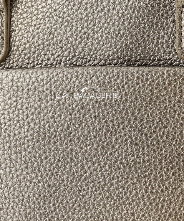 LA BAGAGERIE ラインストーンポシェット グレー