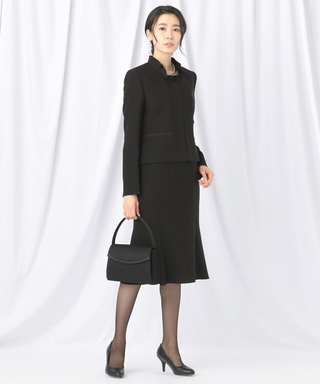 自由区 FORMAL 【定番】シンプルハンドバッグ ブラック系