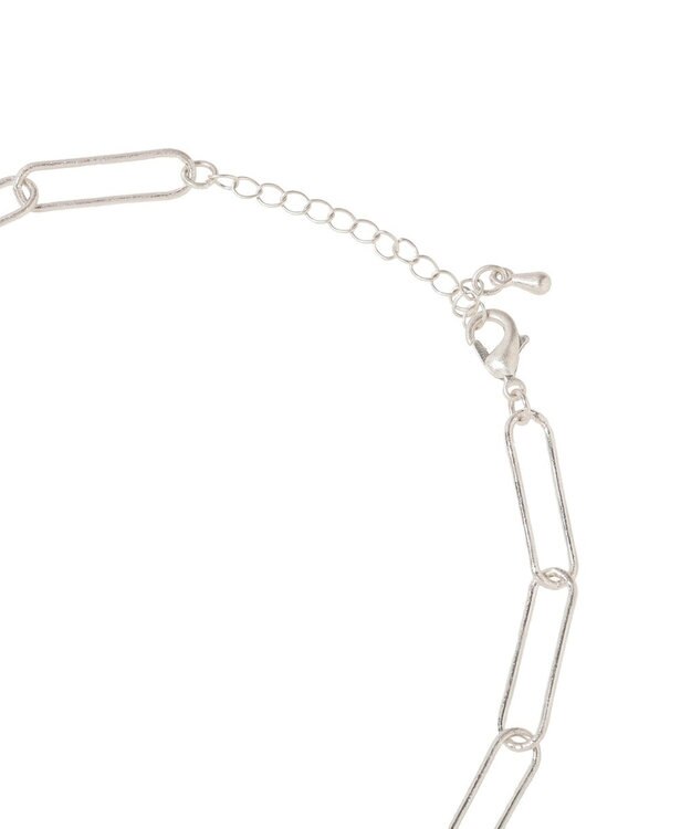 earth music&ecology ハートチェーンネックレス Silver