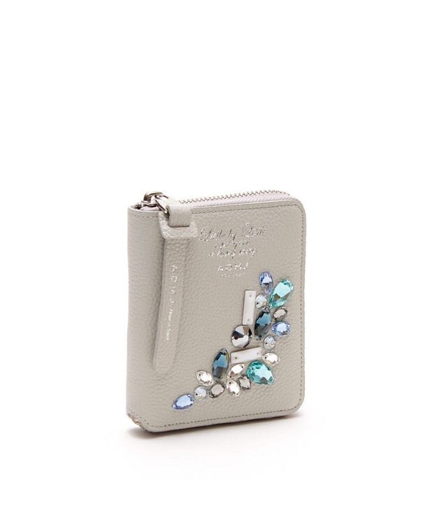 A.D.M.J. 【牛革】モーツァルト/スワロフスキー・クリスタル付スモールウォレット ダーフィン