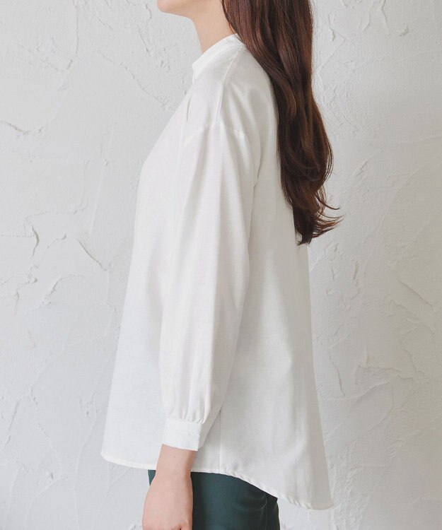 Tiaclasse 【2点セット】ニットベスト＋起毛シャツ チャコールグレー