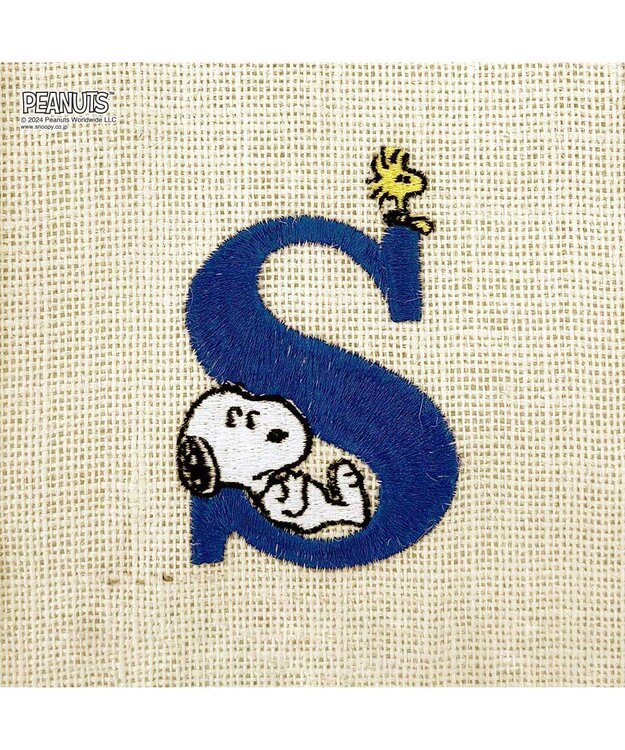 ROOTOTE 8598【スヌーピー】IP.ミディアム.ジュート.ピーナッツ-9D 02：S-アイボリー