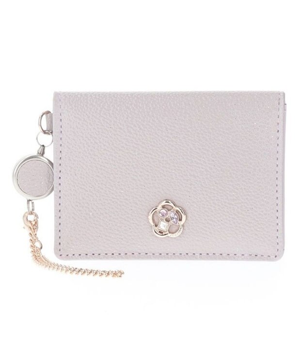 CLATHAS モマン リール付二面パスケース ラベンダー