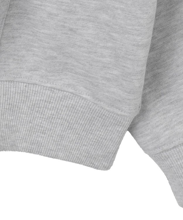 WEGO 【ユニセックス着用ITEM】ワッペンロゴパーカー アッシュグレー