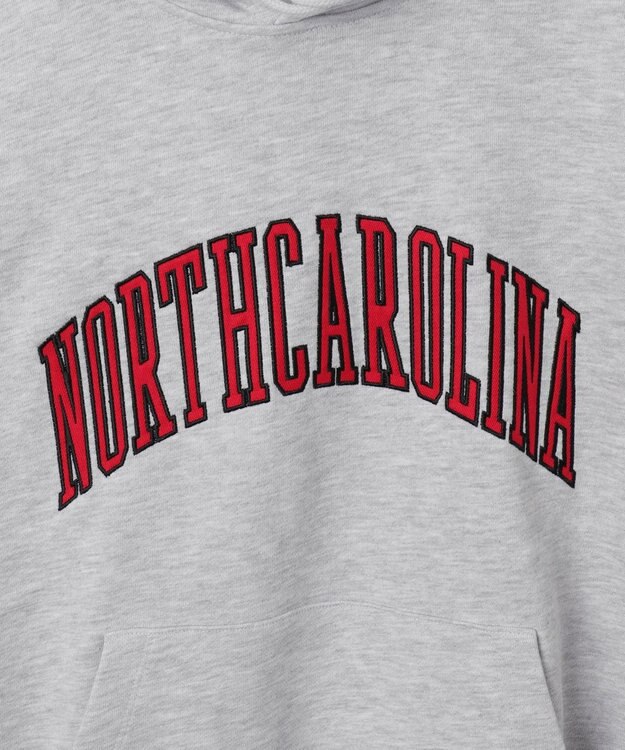 WEGO 【ユニセックス着用ITEM】ワッペンロゴパーカー アッシュグレー