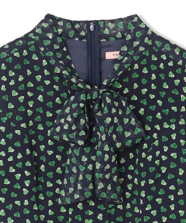 TOCCA 【消臭・洗える】LOVE ドレス ネイビー系5