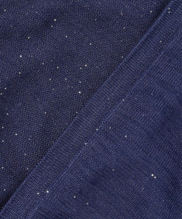 TOCCA SPIDERWEB KNIT ニットブルゾン ネイビー