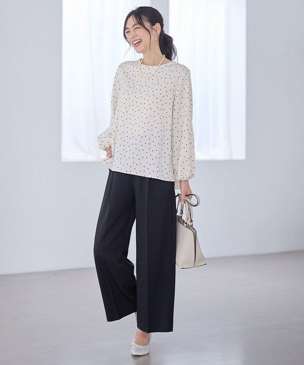 ANY 【2SET】ハンサムジレ×ワイドパンツセット ブラック