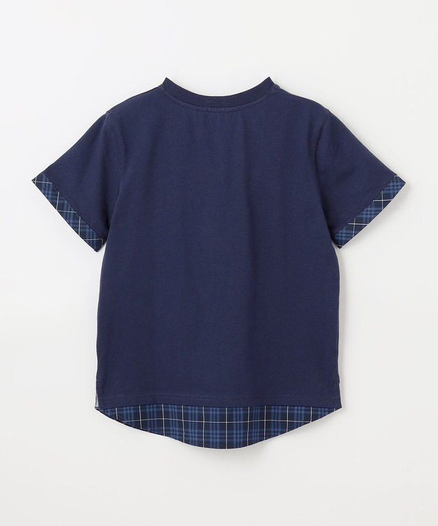 J.PRESS KIDS 【140-170cm】マドラスＴシャツ ネイビー系