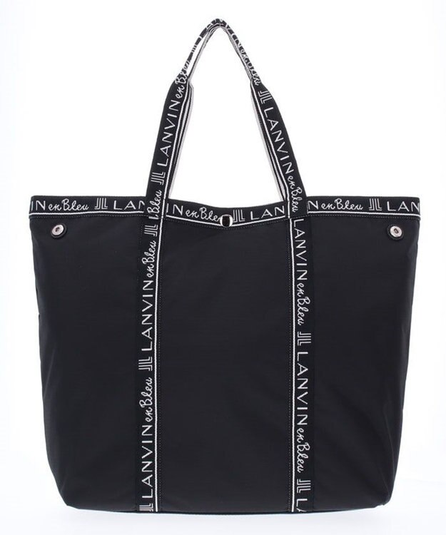 LANVIN en Bleu エヴリー ポーチ付トートバッグ ブラック