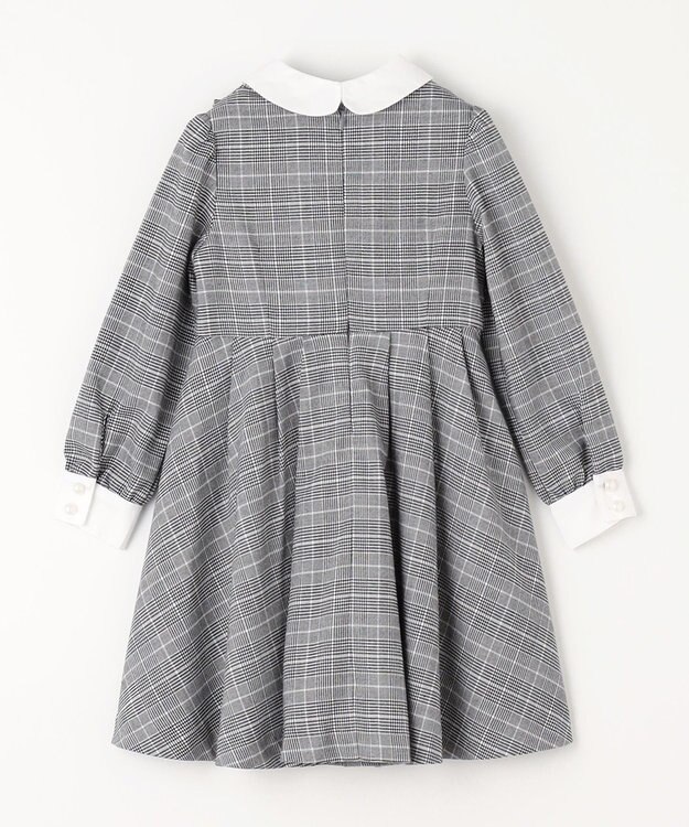 ANY KIDS 長袖 ワンピース グレンチェック