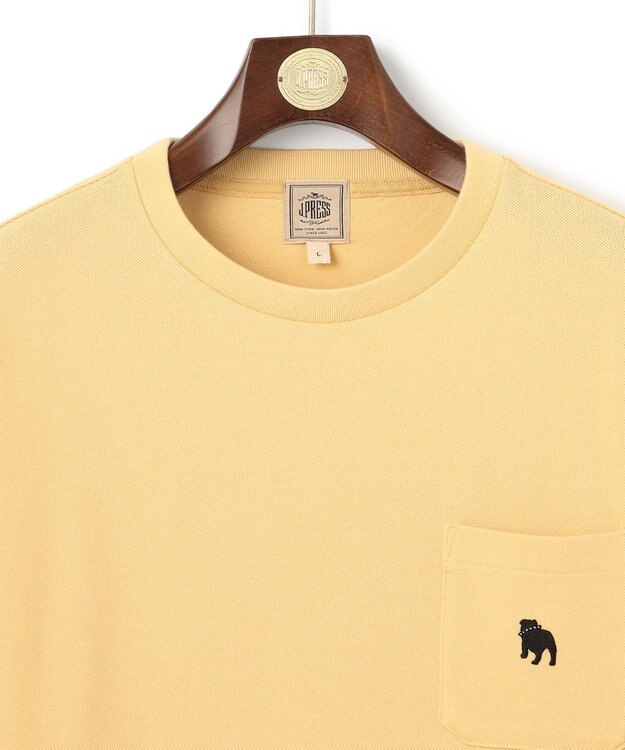 J.PRESS MEN 【WEB・一部店舗限定】カノコバックブル Tシャツ イエロー系