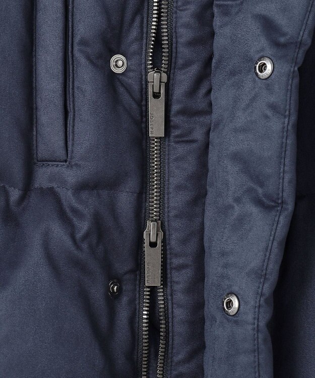 JOSEPH HOMME コマスエード　ダウンコート ネイビー系