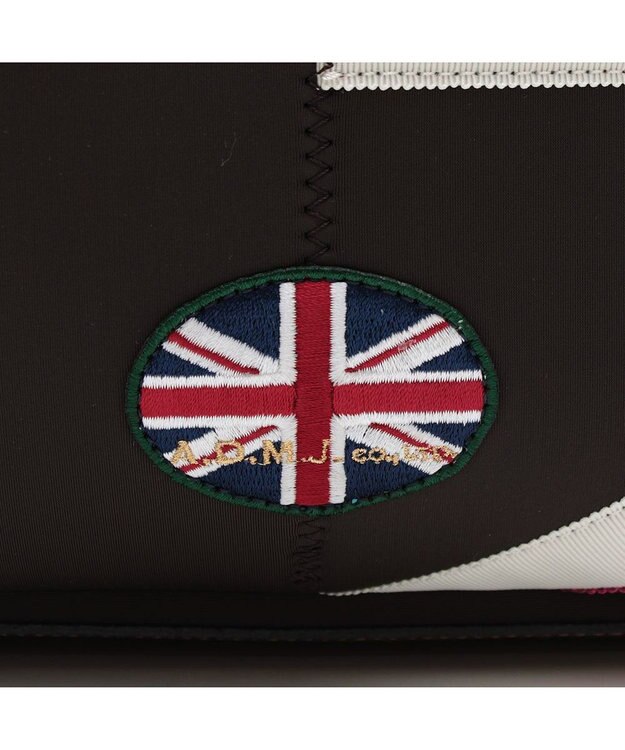 A.D.M.J. 【魔法の様に軽い】マジックライト/ユニオンジャックキューブトート25cm ブラウン