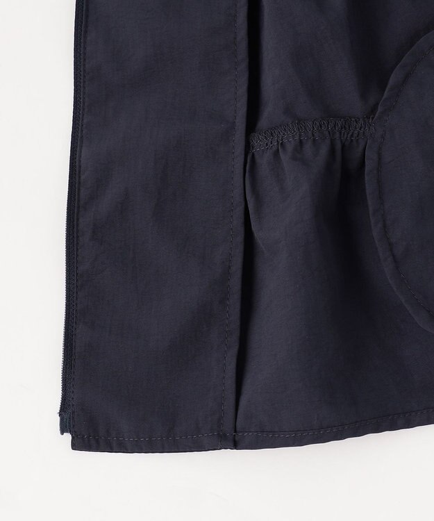 組曲 KIDS 【110-140㎝】 撥水ティアードマウンパ ネイビー